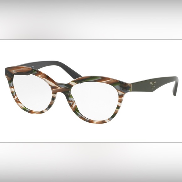 PRADA PR 11RV optical Adult Women VAO1O1 - SHEAVES GREY BROWN - Picture 1 of 15